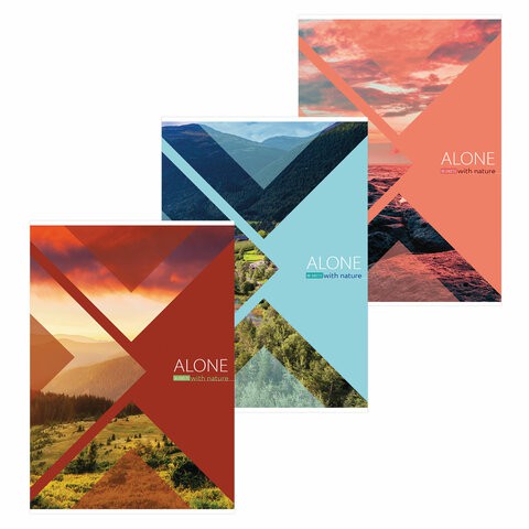 Тетрадь А4 Brauberg Природа 96 листов, 404067 цена за 5 шт , 